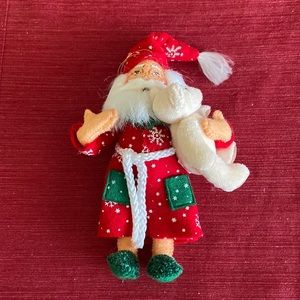 Annalee Mr. Tuckered Santa Ornament